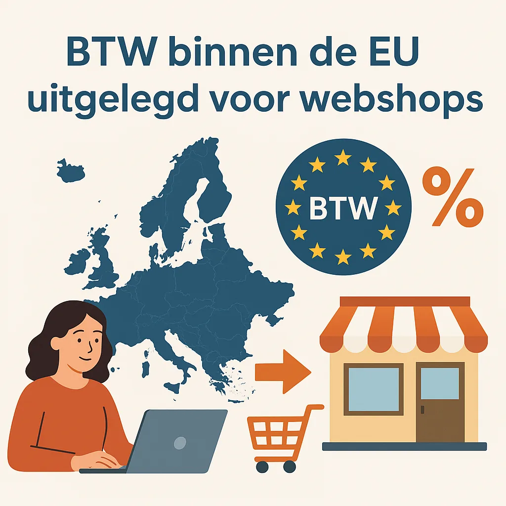 BTW binnen de EU uitgelegd voor webshops