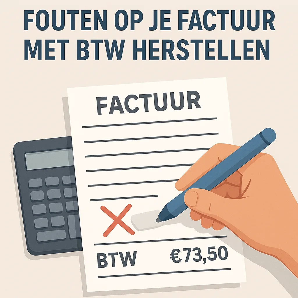 Fouten op je factuur met BTW herstellen